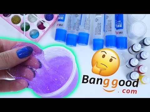 Testing DIY SLIME KIT from BANGGOOD! Is it good? Slime Kit Review!