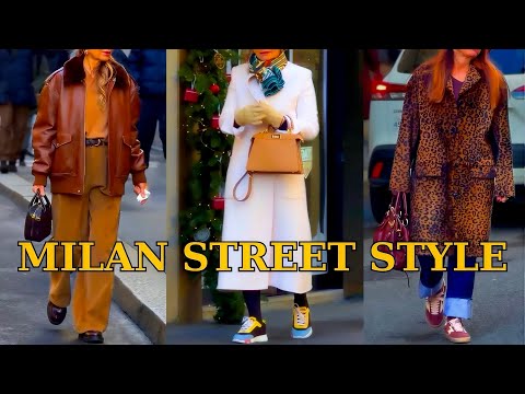 Winter Street Style Milan 2025❄️Italy’s Top Cold-Weather Looks•Elegant City Style with Luxury Vibes