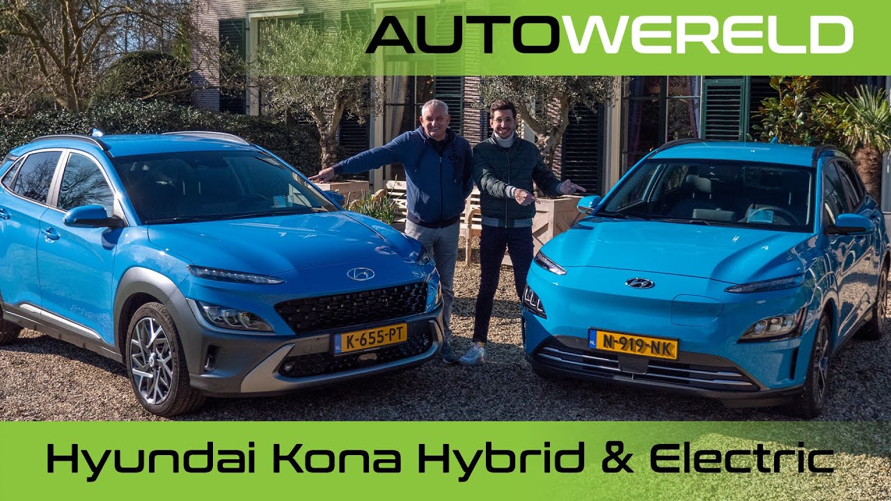 Hyundai Kona Hybrid & Electric (2022) review met Allard Kalff en Andreas Pol