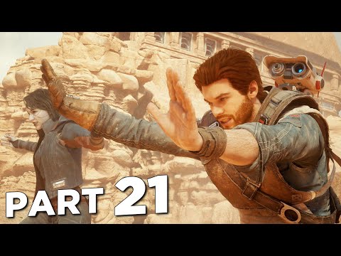 STAR WARS JEDI SURVIVOR PS5 Walkthrough Gameplay Part 21 - GIANT DRILL BOSS (FULL GAME)