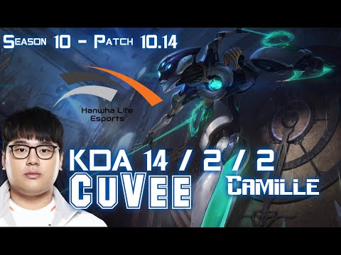 HLE CuVee CAMILLE vs RENGAR Top - Patch 10.14 KR Ranked
