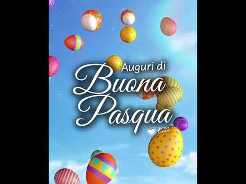 Auguri di Buona Pasqua! Video e GIF con pioggia di ovetti