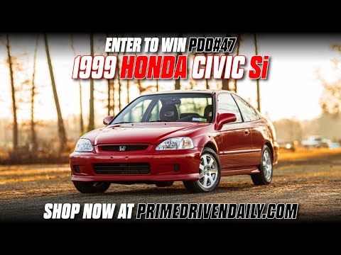 Prime Driven Daily 47 - 1999 Honda Civic SI - EM1 - Milano Red - Stock!