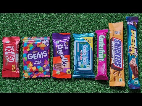 Perk vs Snickers center fresh vs Gems vs Crispello vs KitKat vs Center fresh mints 🍓