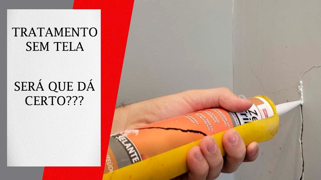 COMO RESOLVER TRINCA RACHADURA E FISSURA SEM FITA TELADA
