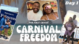 Carnival Freedom Cruise: Our Unforgettable First-Time Adventure at Sea! | Day 1 Embarkation