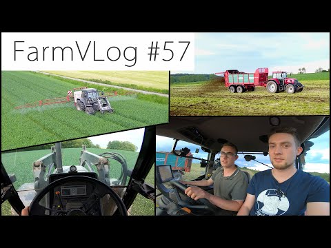 FarmVLOG#57: Quick manure spreading before the last corn and plant protection