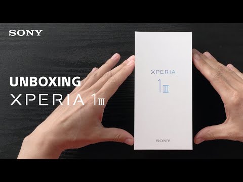 Unboxing: Xperia 1 III von Sony