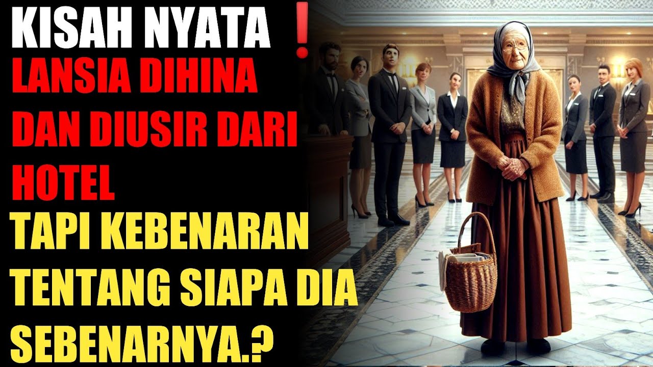 KISAH NYATA❗Lansia Dihina Dan Diusir Dari Hotel Karena Pakaian, Tapi Kebenaran Tentang Siapa Dia ??