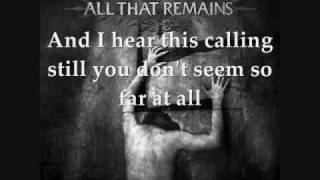 All That Remains - This Calling. Lyrics