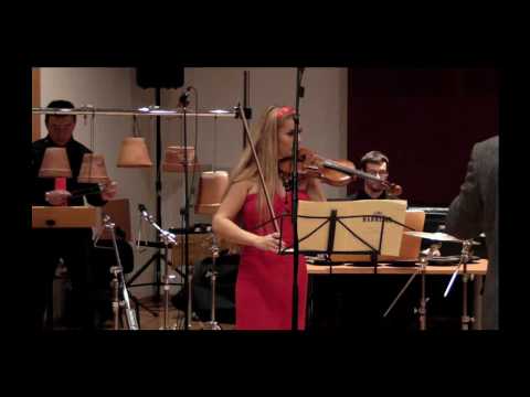 SORANA GATLAN plays LOU HARRISONs Concerto for Violin & Percussion Ensemble (2nd. movement)