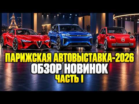 🚦Парижская автовыставка-2026. Обзор новинок - I
