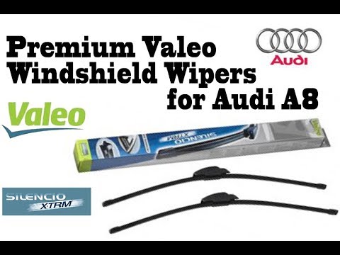 Valeo Silencio X.TRM/extreme Premium Windshield Wipers for Audi A8 D3 in 4K