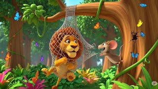 Sher Aur Chuha Kahani | The Lion and The Mouse Story in hindi | शेर और चूहे की नैतिक कहानी #khaniya