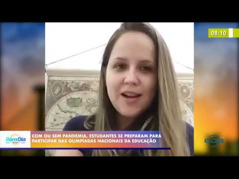 Estudantes se preparam para participar das olimpíadas nacionais da educacão 01 09 20