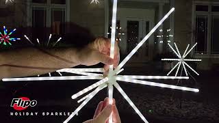 Watch A Video About the FLIPO Holiday LED Landscape Light Sparklers