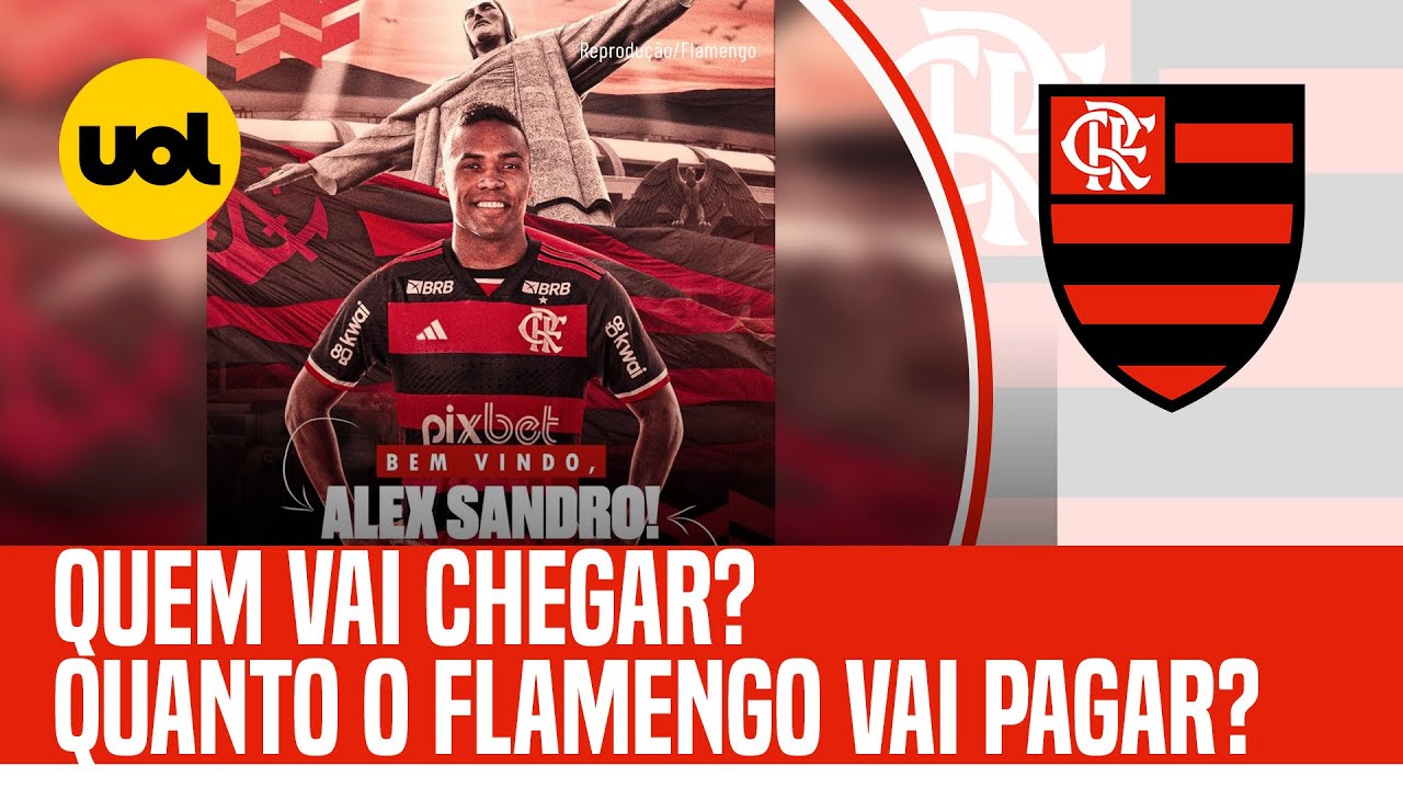 FLAMENGO ANUNCIA ALEX SANDRO E ALCARAZ; E O GONZALO PLATA?