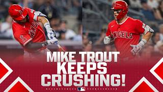 Mike Trout STAYS HOT in the Bronx! Mike Trout hits a GO-AHEAD HOMER for the Angels! ????????