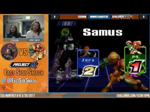 ESS Monthly #10: Zerxion (Ganondorf) VS [ePG] Chevy (Samus) - Winners Quarters - Project M