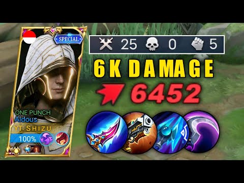 100% HYPER CARRY ALDOUS!! 6K DAMAGE!?😱 (brutal damage) ALDOUS BEST BUILD 2022