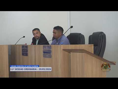 11ª SESSÃO ORDINÁRIA - 29/05/2026