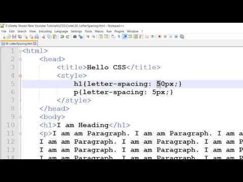 How to set letter space in CSS Hindi