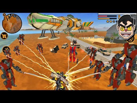 TRANSFORMER CAPTURED THE HARBOUR| Vegas Crime Simulator - Gameplay (Android/iOS)