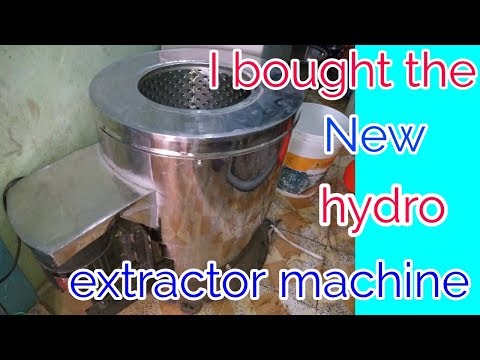 Hydro extractor machine features and working