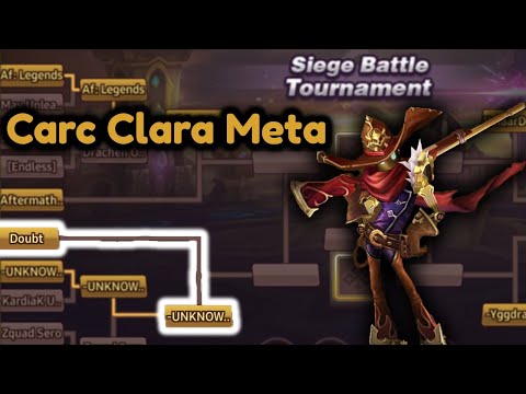 Siege Tournament, Round 3 - Serious mode activated, Doubt Vs Unknown - Summoners War