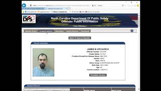 NC DPS Offender Search Tutorial