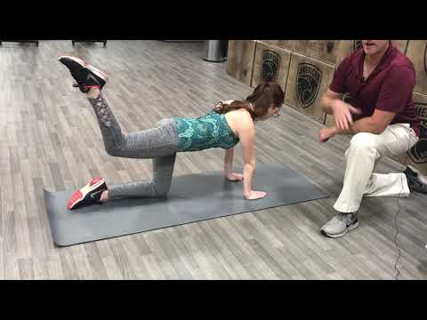 Donkey Kicks for Back Relief!