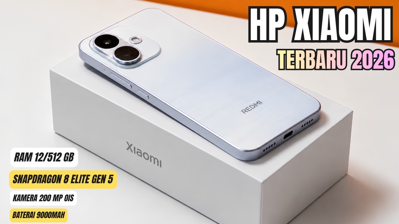 200 MP OIS, RAM 12/512GB, 9000mAh‼️HP XIAOMI TERBARU YANG AKAN HADIR DI INDONESIA