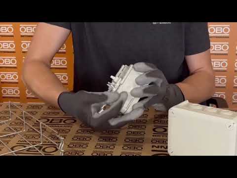 LES TUTOS OBO - Support de boîtes de dérivation sur chemin de câbles treillis