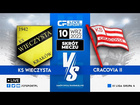 Skrót meczu: Wieczysta Kraków - Cracovia II 10.09.2022