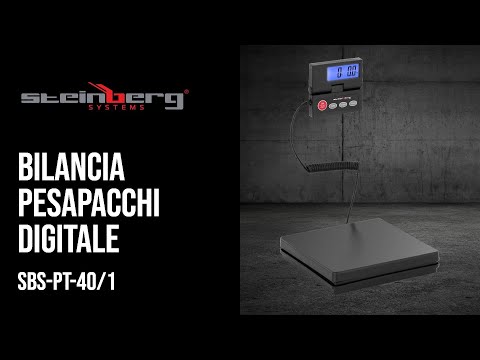 Video - Bilancia pesapacchi digitale - 40 kg / 1 g - Basic - digital - LCD esterno