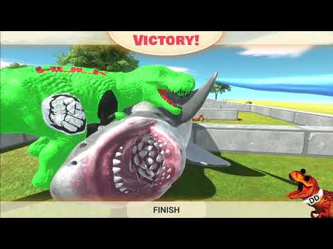 All Units Escape from Indominus Trex - Animal Revolt Battle Simulator
