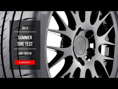 2017 Summer Tire Test Results | 245/40 R18