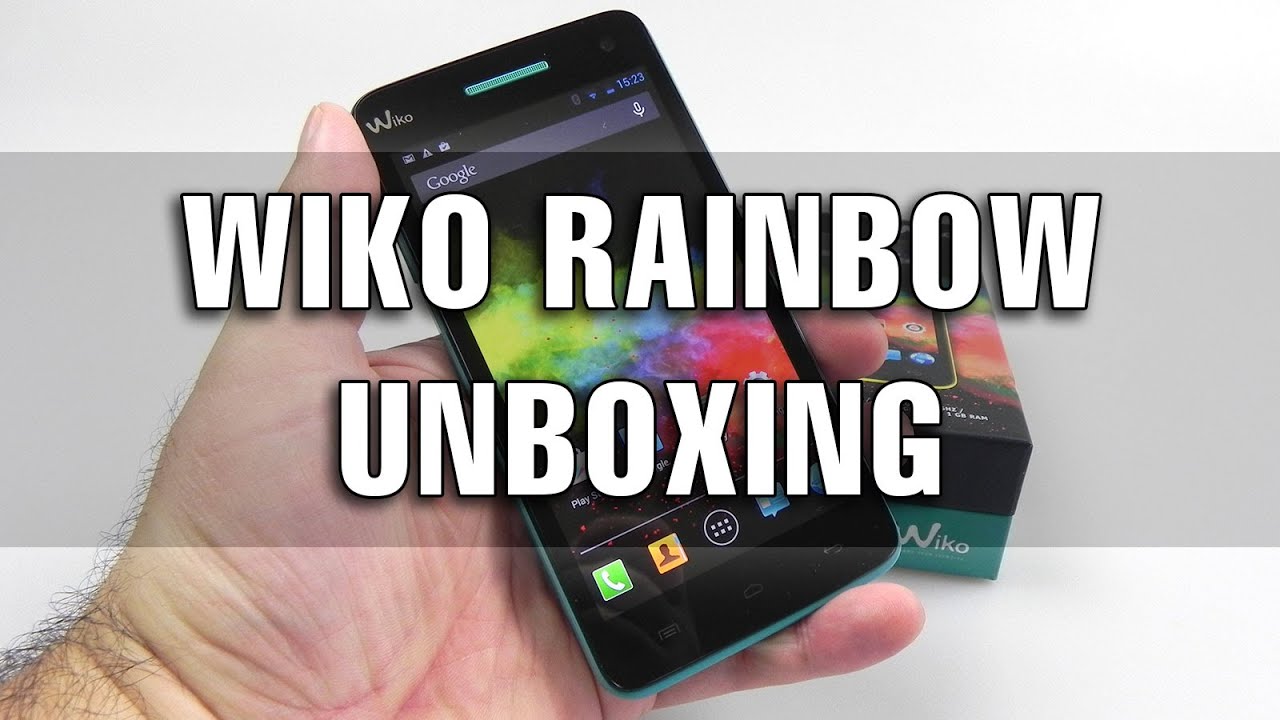 WIKO Rainbow Unboxing - GSMDome.com