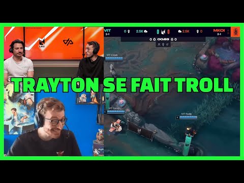 Marex and Chreak imitate Trayton during the casting!