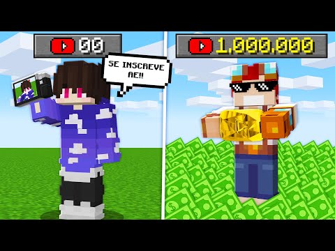 SIMULADOR DE YOUTUBER NO MINECRAFT
