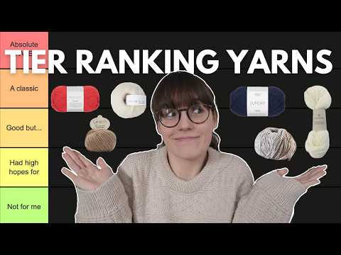 ranking all the yarns I've used so far: isager, knitting for olive, sandnes garn & more