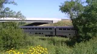 preview picture of video 'Brand New ACS-64 on California Zephyr near Chillicothe, Iowa'