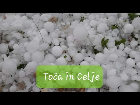 5 mins toča v Celju (5 minutes Snowstorm- toča in Celje) #26052022 #toča #ifeelslovenia