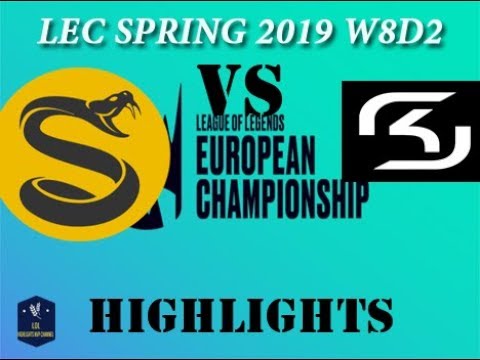 SK vs  SPY  Highlights   W8D2 LEC Spring 2019 | SPY Kobbe (Vayne) Carry team