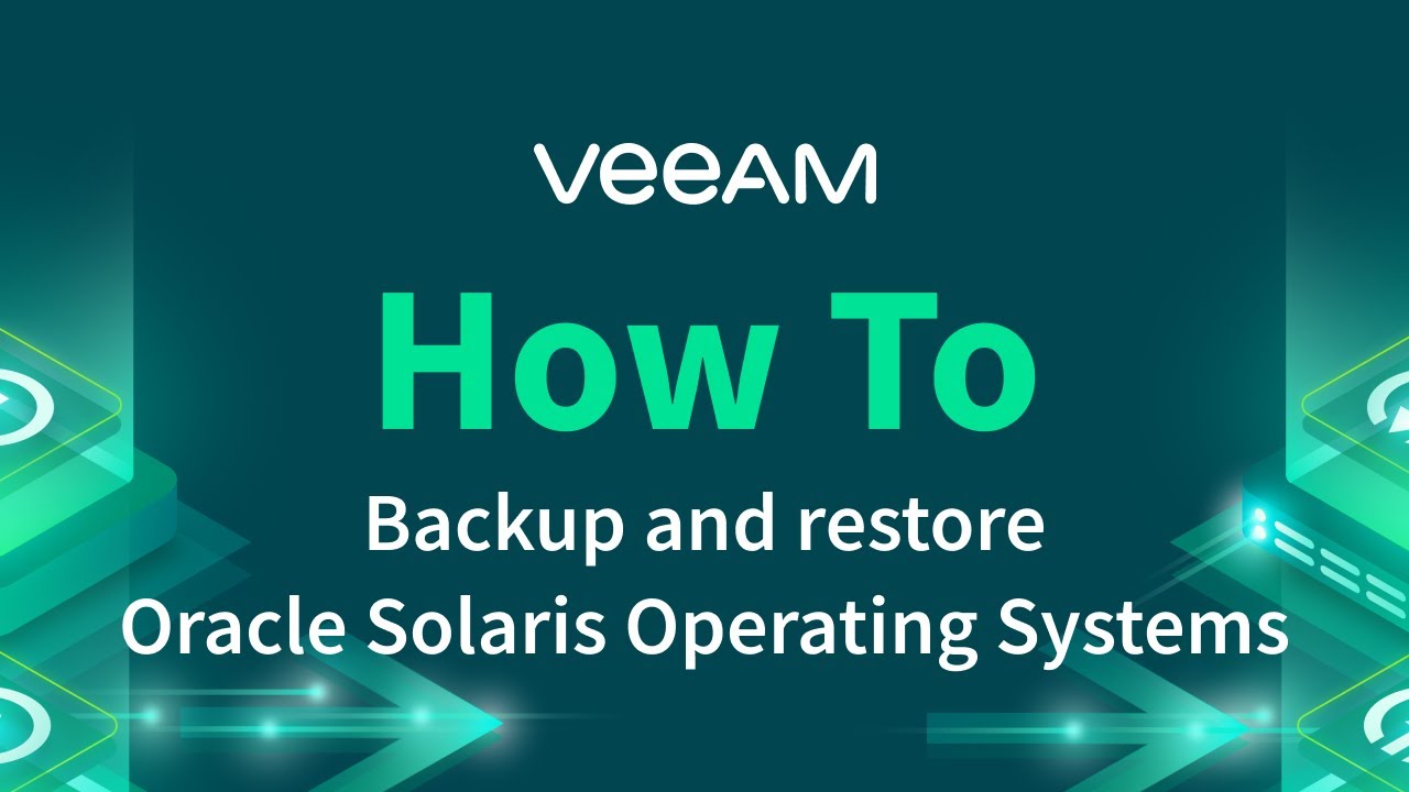 How to back up and restore Oracle Solaris operating systems video
