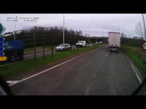 Belgium. National road N8, Veurne, 2016, 4x