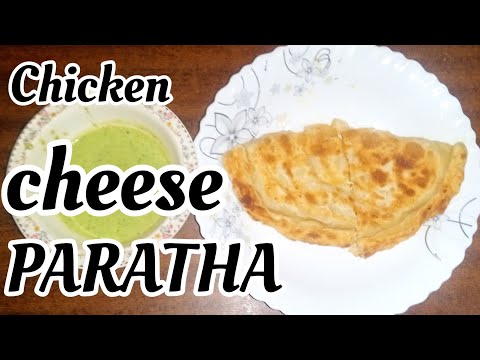 Chicken Cheese Paratha Recipe by Aniba Siraj | Chicken Paratha with Raita