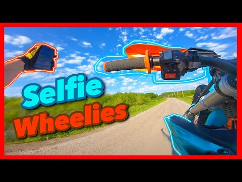 KTM 500 EXCF Does Selfie Wheelies? We Got The City To Ourselves!