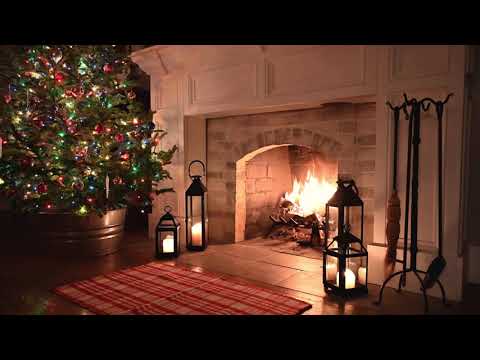 Christmas Fireplace Video | Christmas Background Video | Fireplace Video