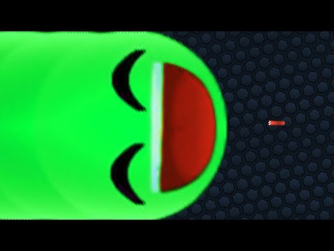 Slither.io 1 Giant Hacker Snake vs 1 Tiny Troll Snake Epic Slitherio Gameplay